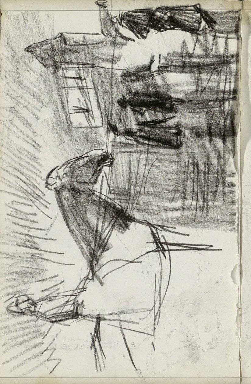 Cavaliere e figure sulla strada da Isaac Israels