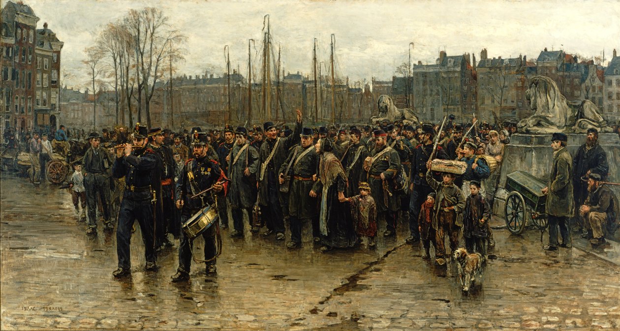 Trasporto dei soldati coloniali da Isaac Israels
