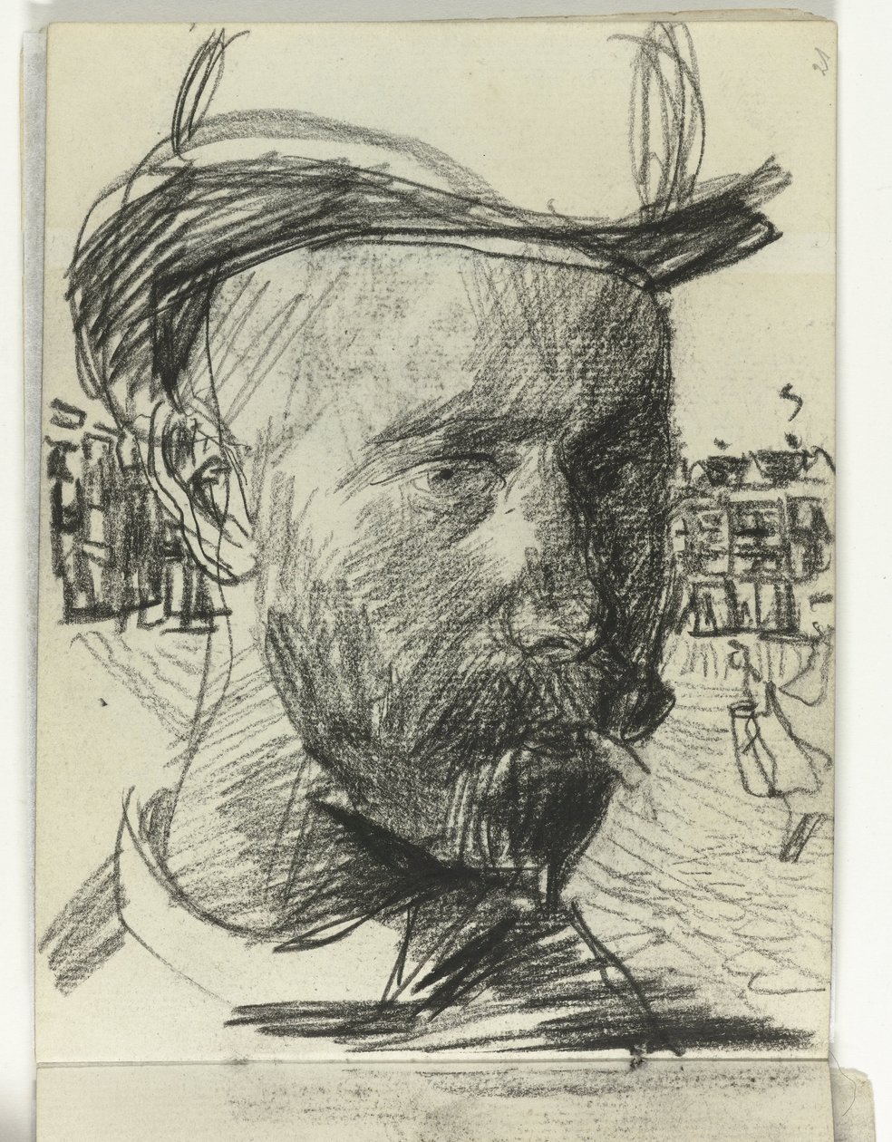 Autoritratto di Isaac Israels, fumando da Isaac Israels