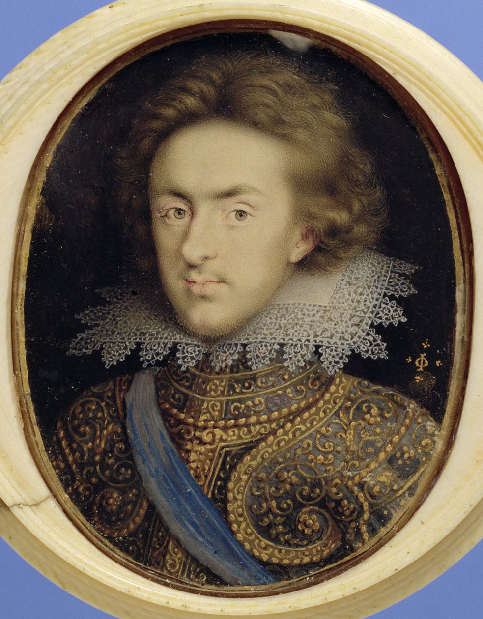 Miniatura del ritratto di Enrico (1594-1612) Principe di Galles da Isaac Oliver