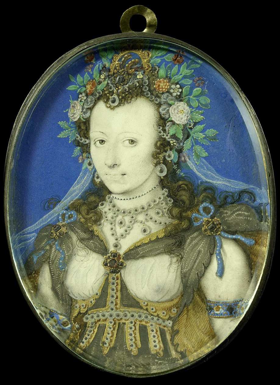 Ritratto di una donna come Flora da Isaac Oliver