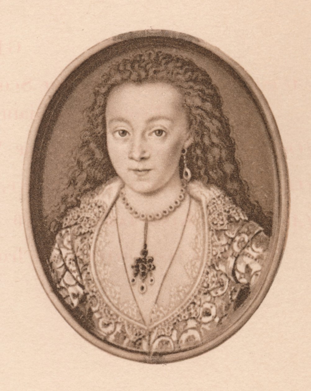 Ritratto - Arabella Stewart, XVI secolo da Isaac Oliver I