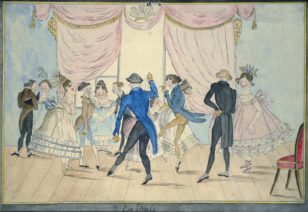 La Poule, c.1820 da Isaac Cruikshank
