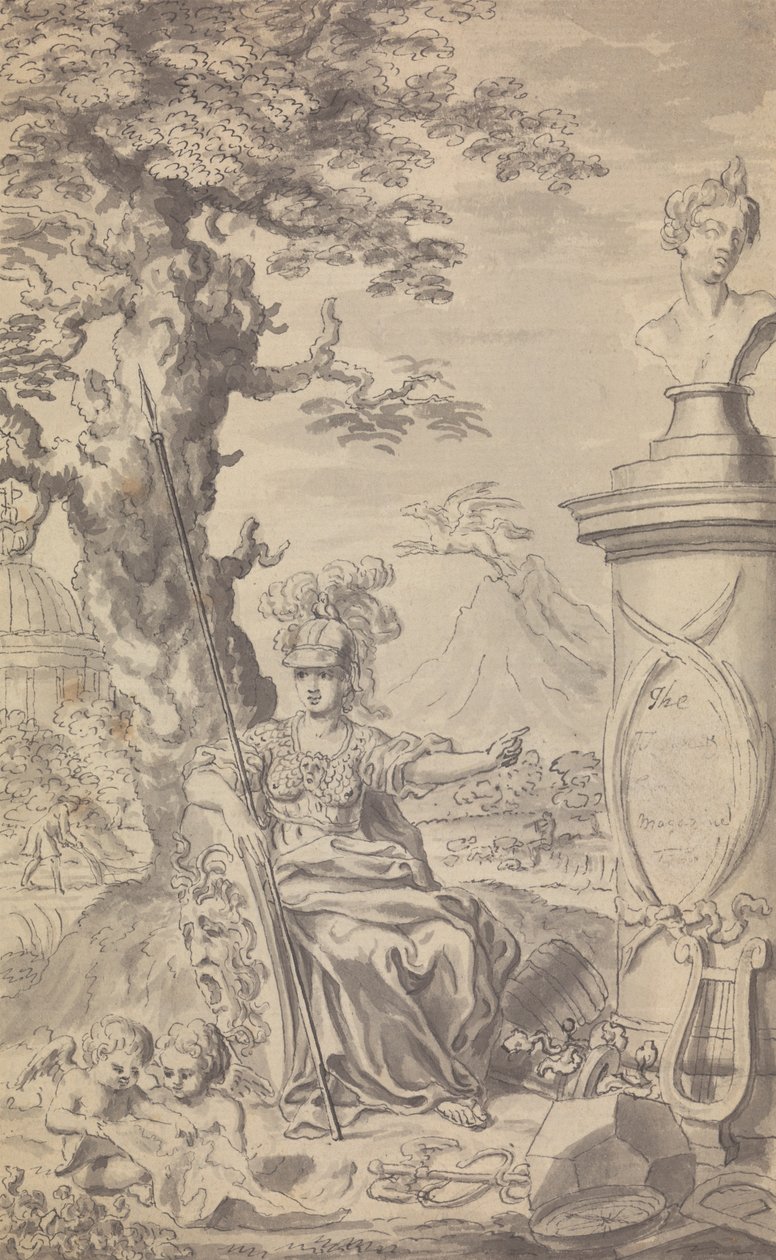 Town and Country Magazine - Frontespizio per il 1769 (1° numero quindi senza numero di volume) da Isaac Taylor