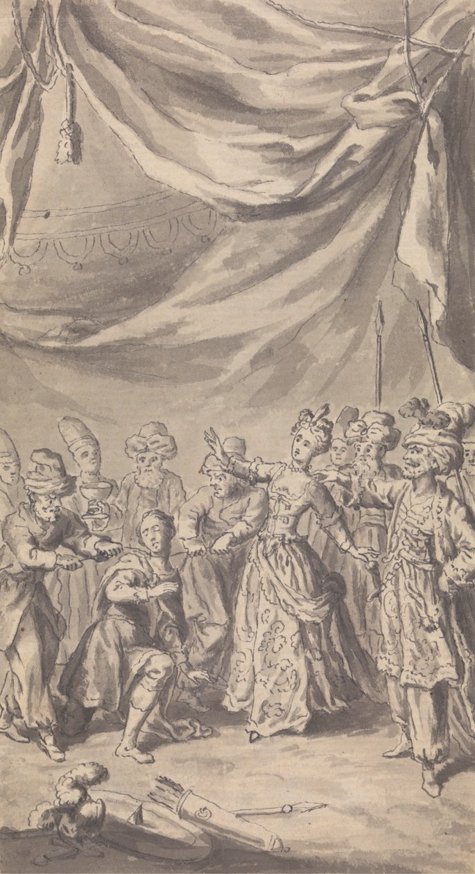Illustrazione di periodico o spettacolo non identificato da Isaac Taylor