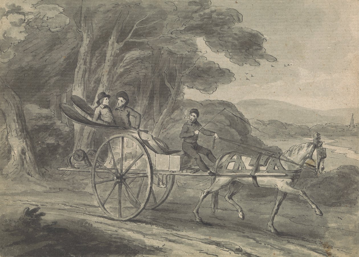 Calash canadese o Marche-Donc da Isaac Weld