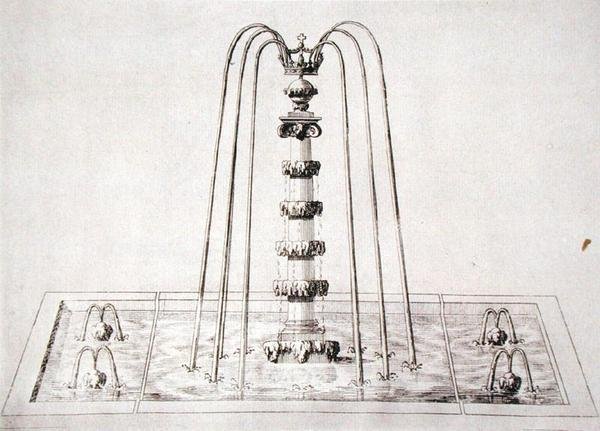 Progetto di fontana da 