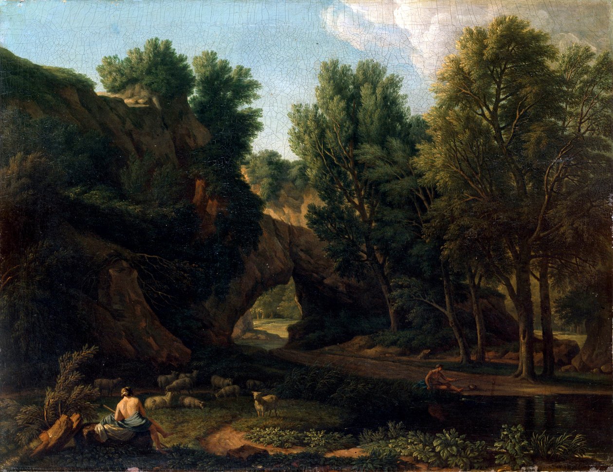 Paesaggio, fine XVII o inizio XVIII secolo da Isaac de Moucheron