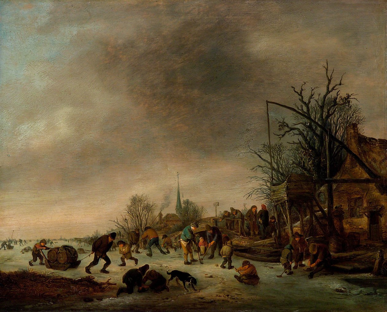 Paesaggio invernale da Isaac van Ostade