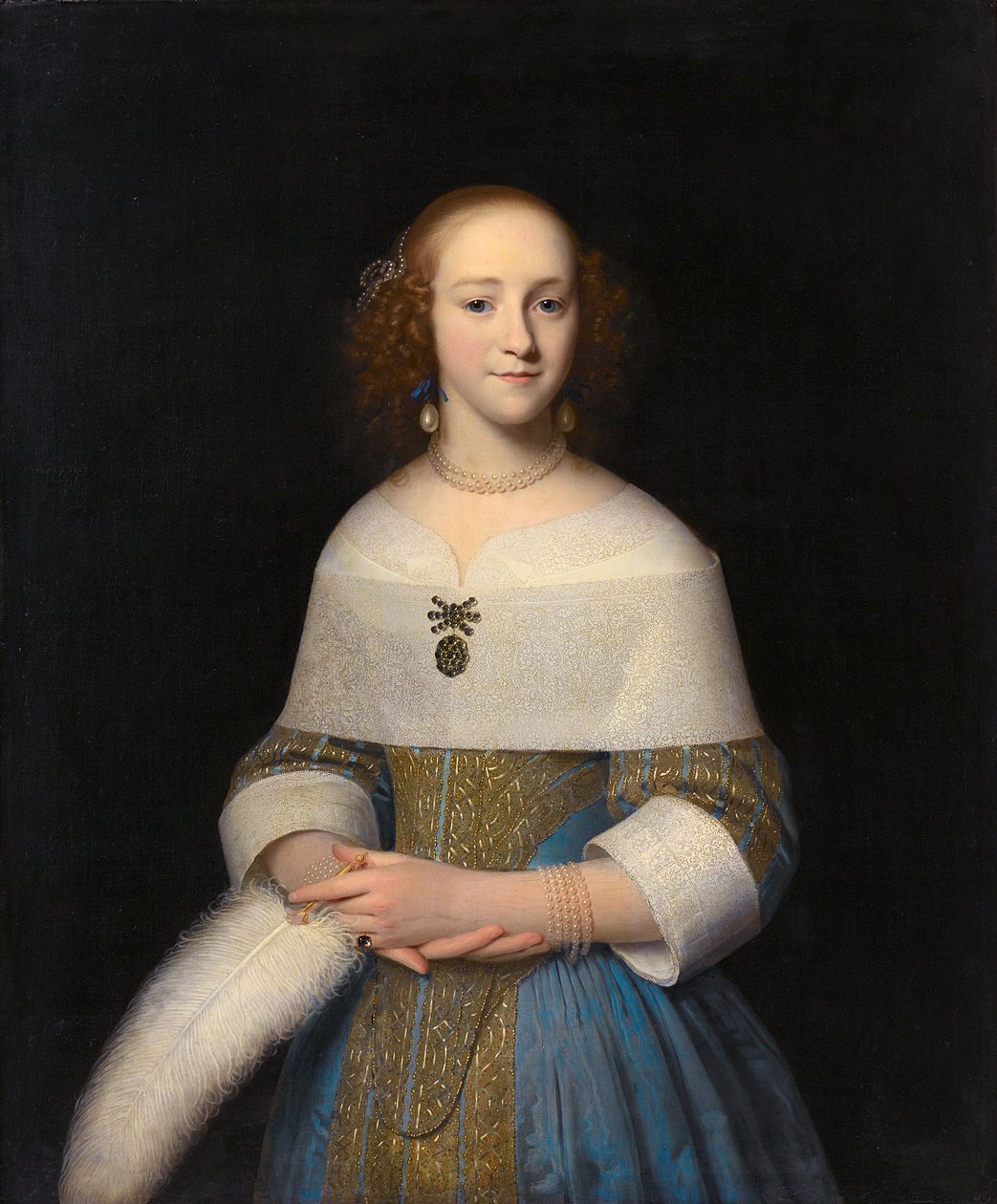 Ritratto di una giovane donna da Isaack Luttichuys