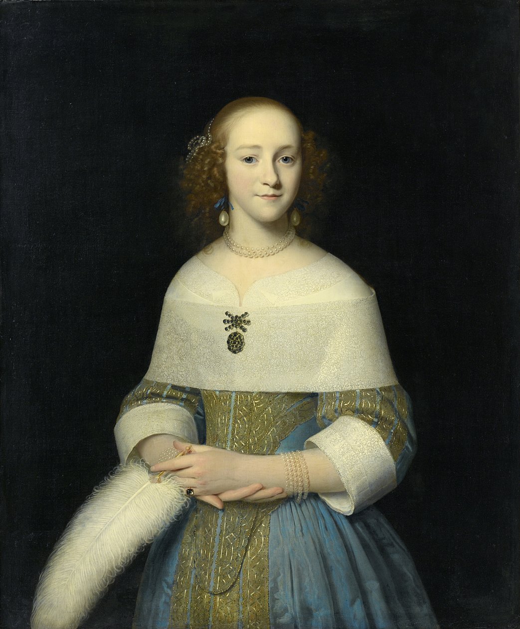 Ritratto di una giovane donna, possibilmente Susanna Reael da Isaack Luttichuys