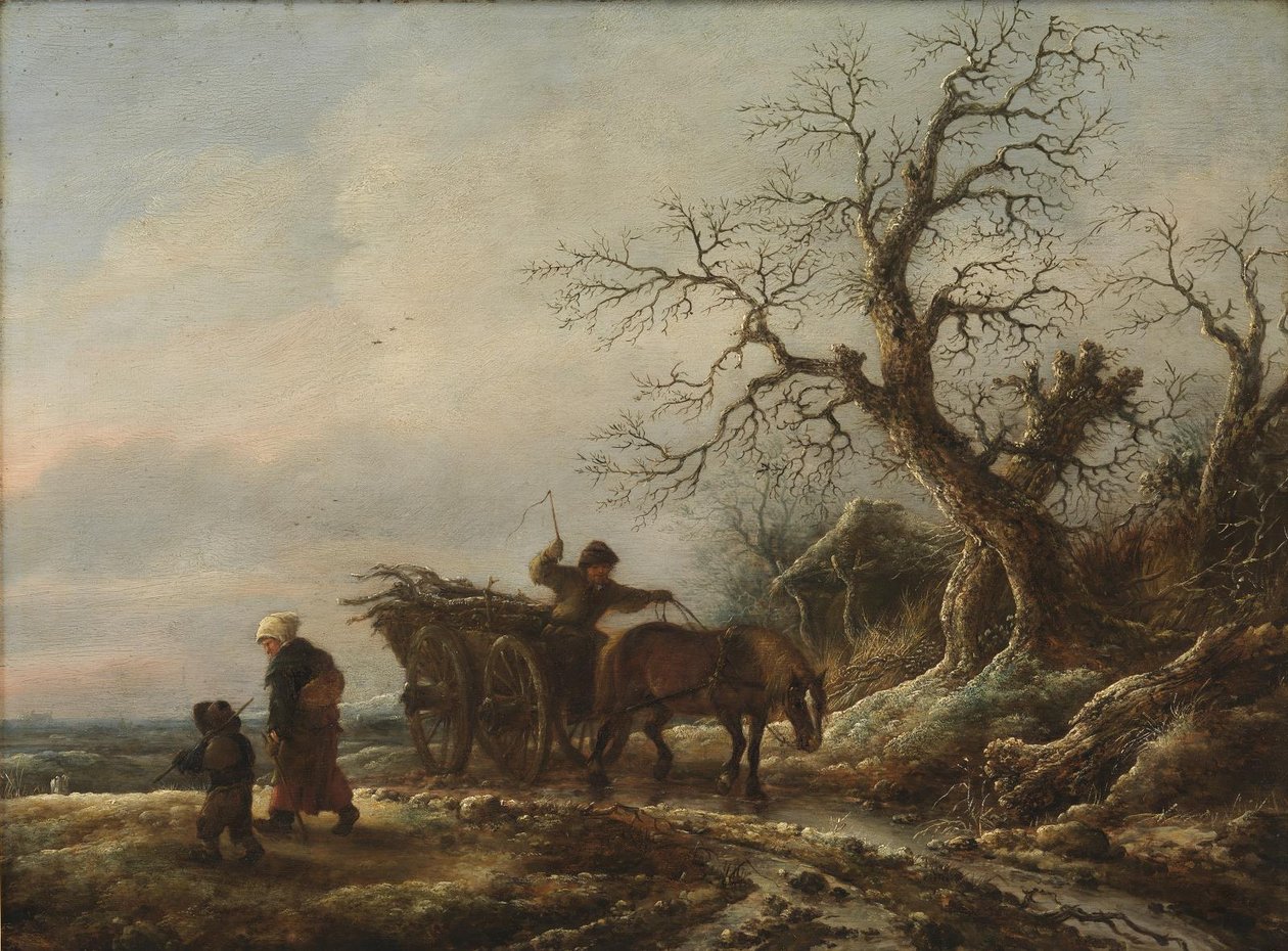 Scena invernale da Isaack van Ostade