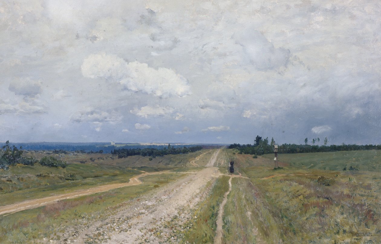 La strada di Vladimirka, 1892 da Isaak Ilyich Levitan