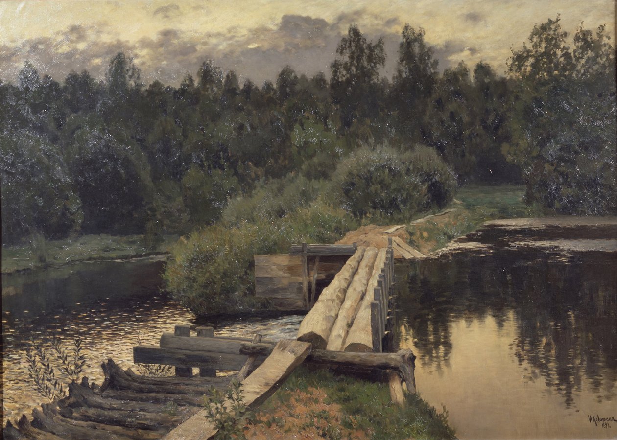 Alla bassa marea, 1892 da Isaak Ilyich Levitan