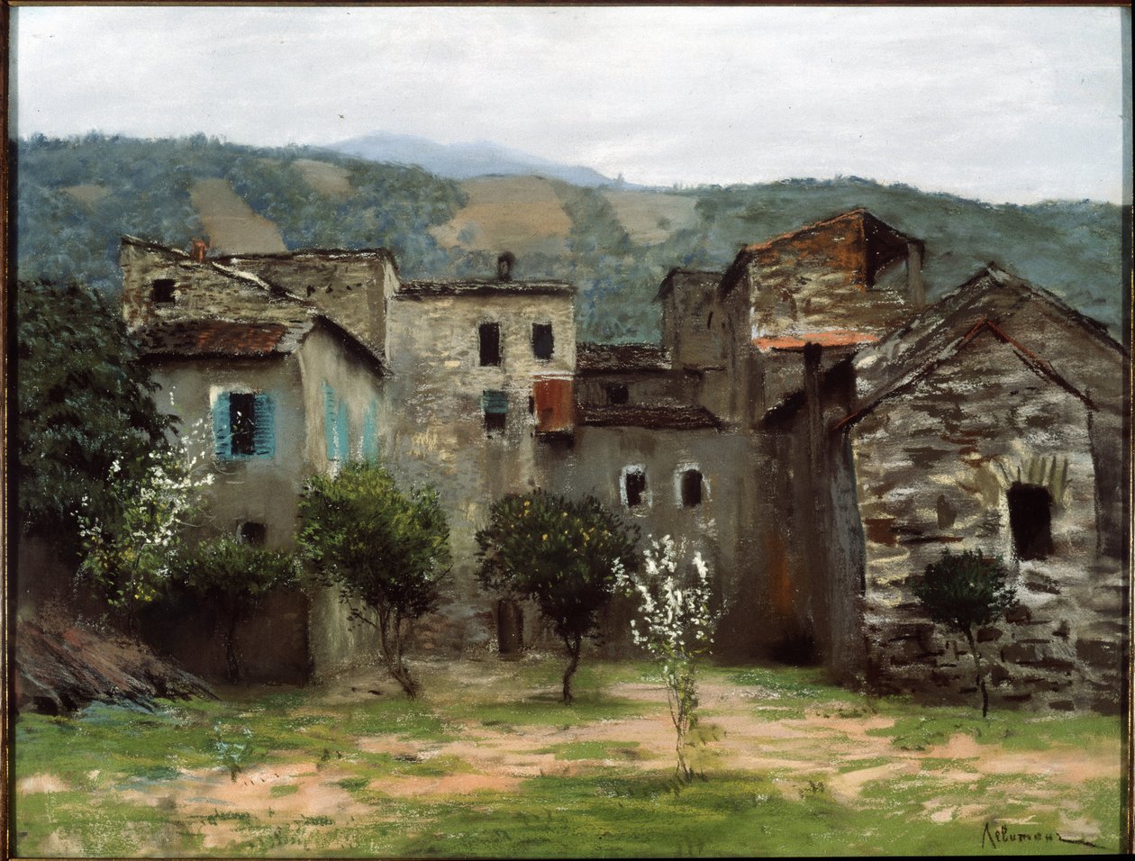 Vicino a Bordighera, nel nord Italia da Isaak Ilyich Levitan