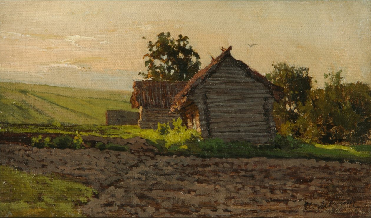Slobodka, 1884 da Isaak Ilyich Levitan