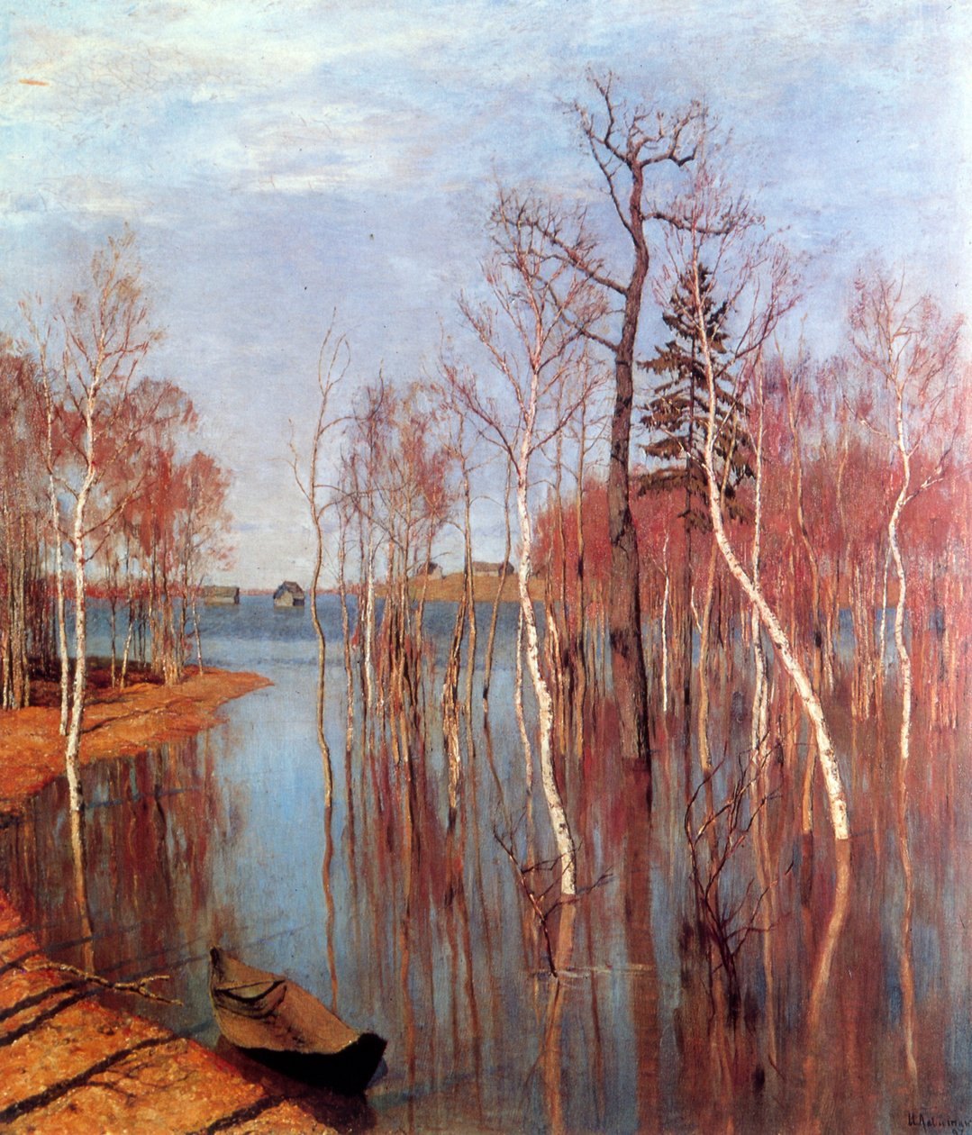 Inondazioni primaverili da Isaak Ilyich Levitan