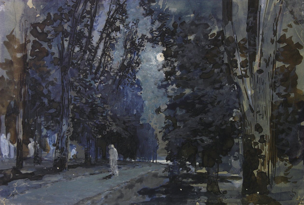 Le ombre. Notte di luna da Isaak Ilyich Levitan