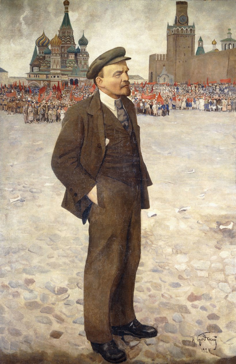 Lenin in Piazza Rossa da Isaak Israilevich Brodsky