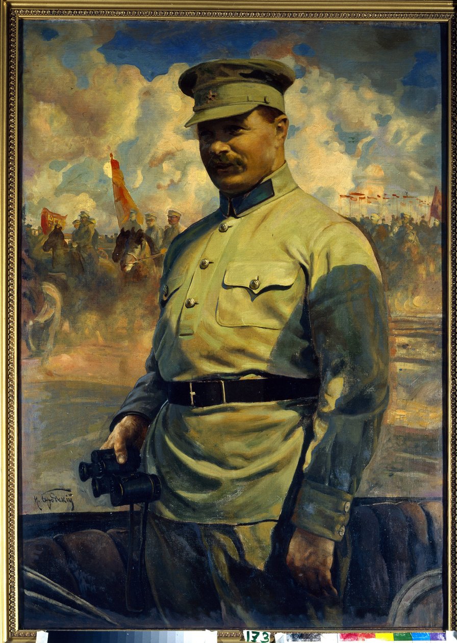 Ritratto del leader bolscevico Mikhail Vassilievitch Frounze da Isaak Israilevich Brodsky
