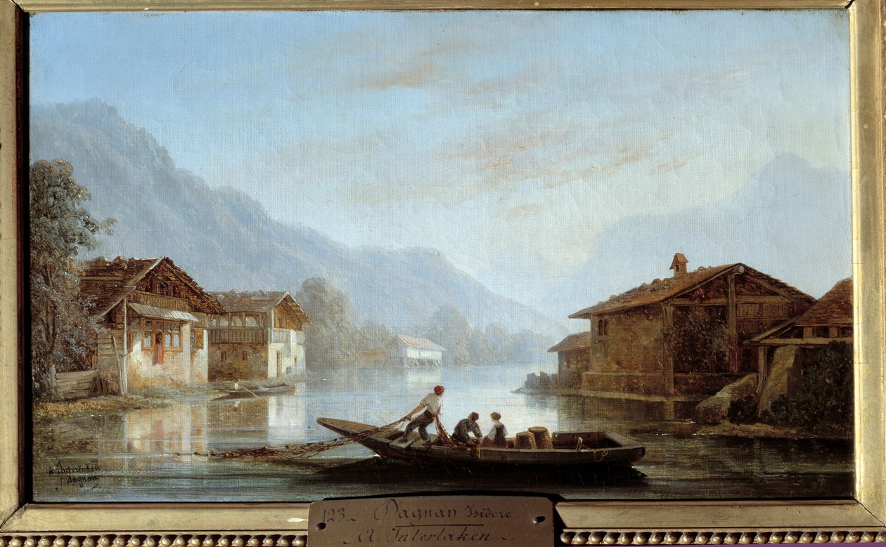 Pescatori svizzeri a Interlaken da Isidore Dagnan