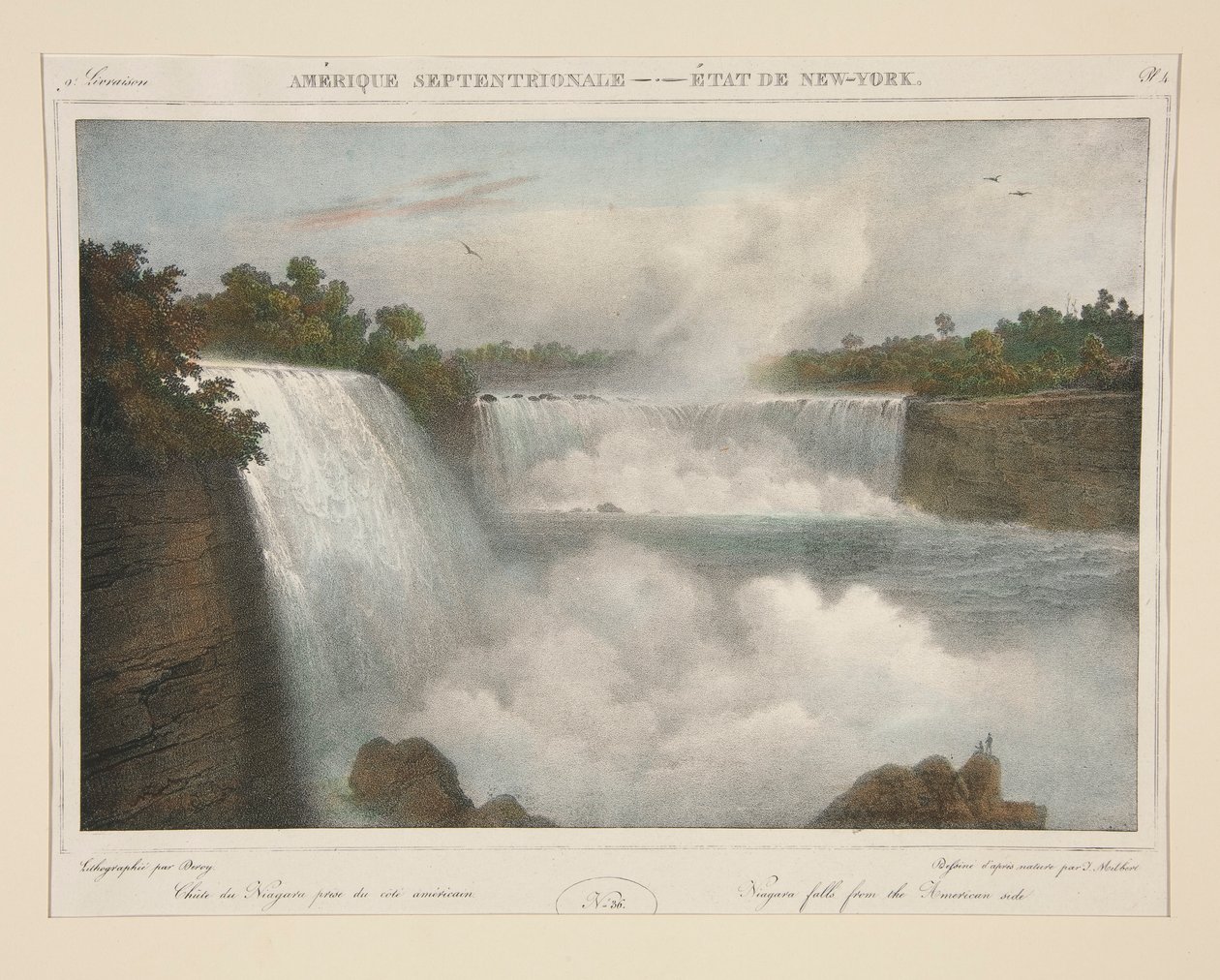 America Settentrionale - Stato di New York, No. 36 da Isidore Laurent Deroy