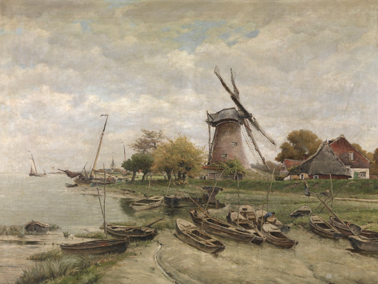 La Schelda a Mariakerke da Isidore Meyers
