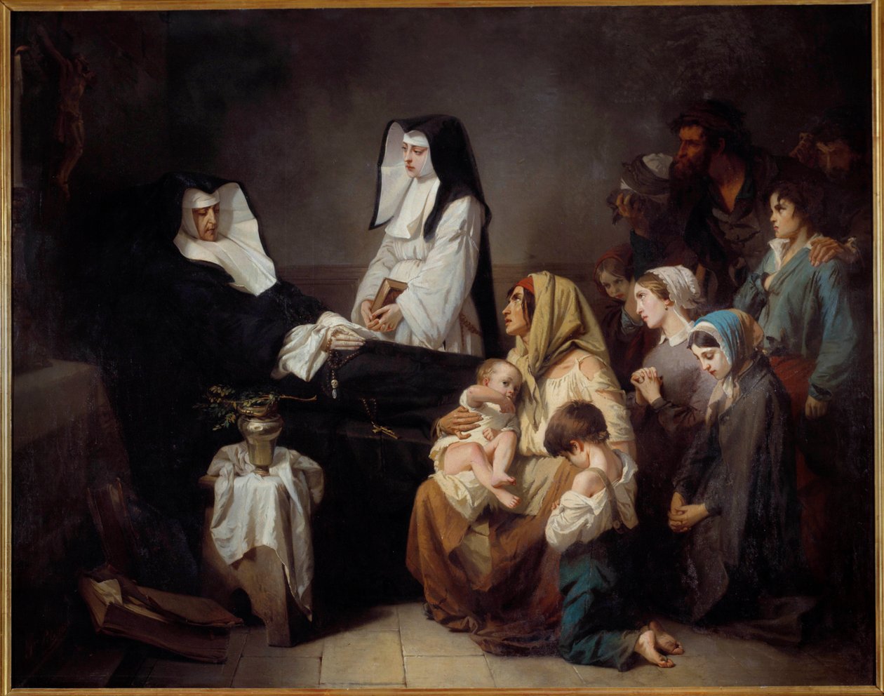 Morte di una suora di carità da Isidore Pils