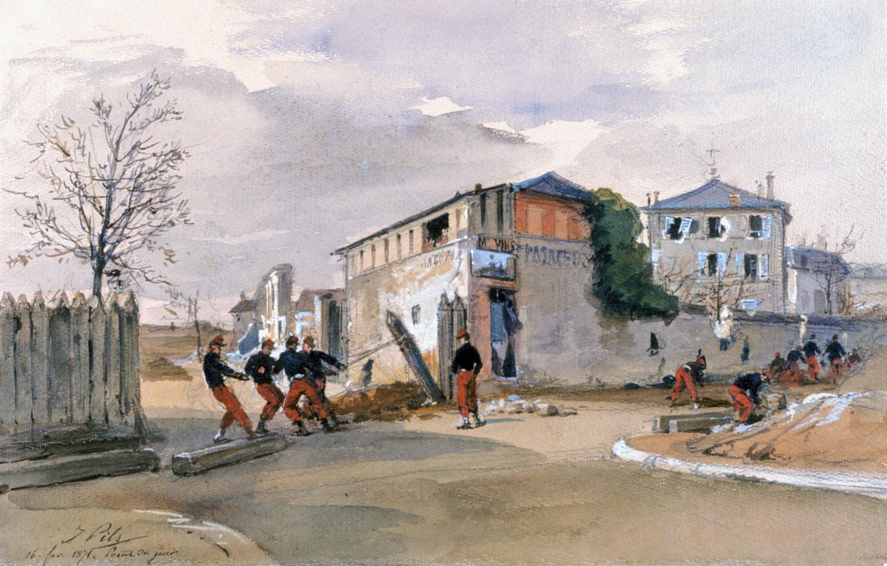 Municipio di Parigi da Isidore Pils
