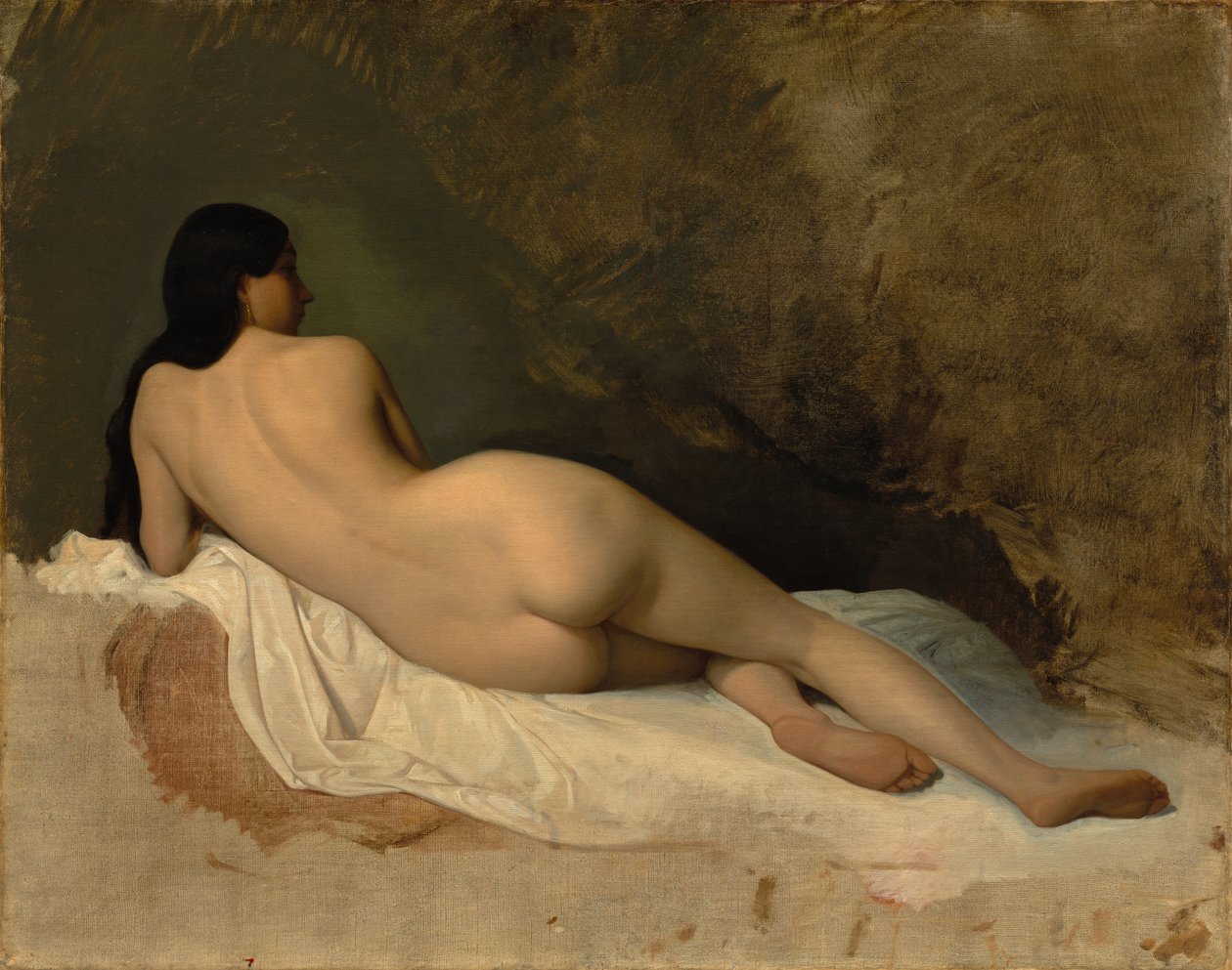 Studio di un nudo reclinato, c. 1841 da Isidore Pils