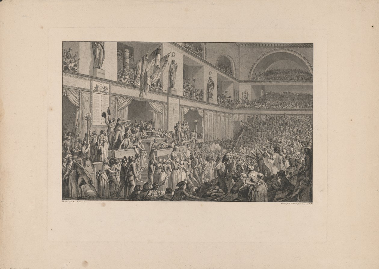 La Costituzione del 24 giugno 1793, c. 1796 da Isidore Stanislas Helman
