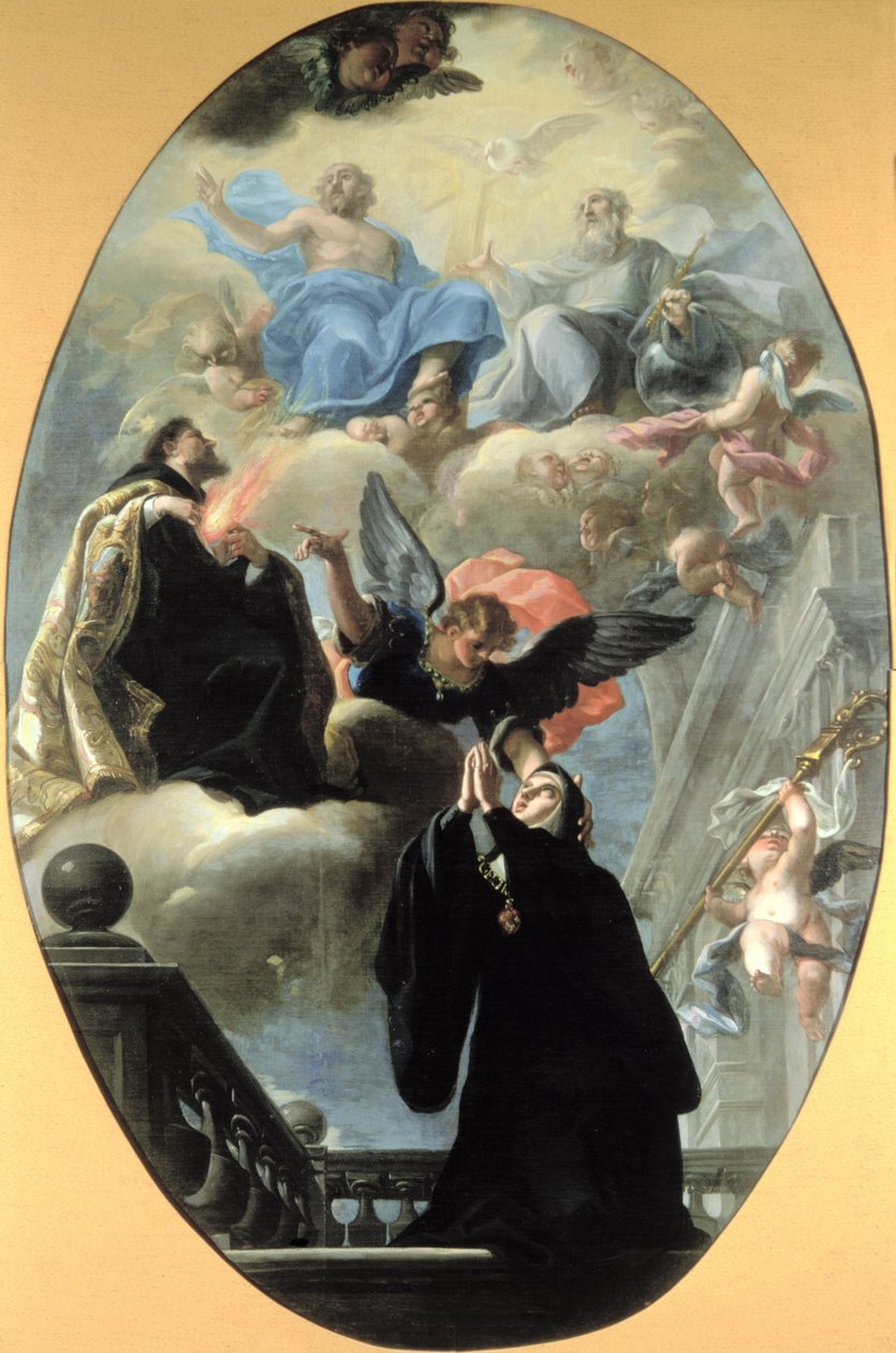 Visione di Santa Gertrude da Isidoro Arredondo