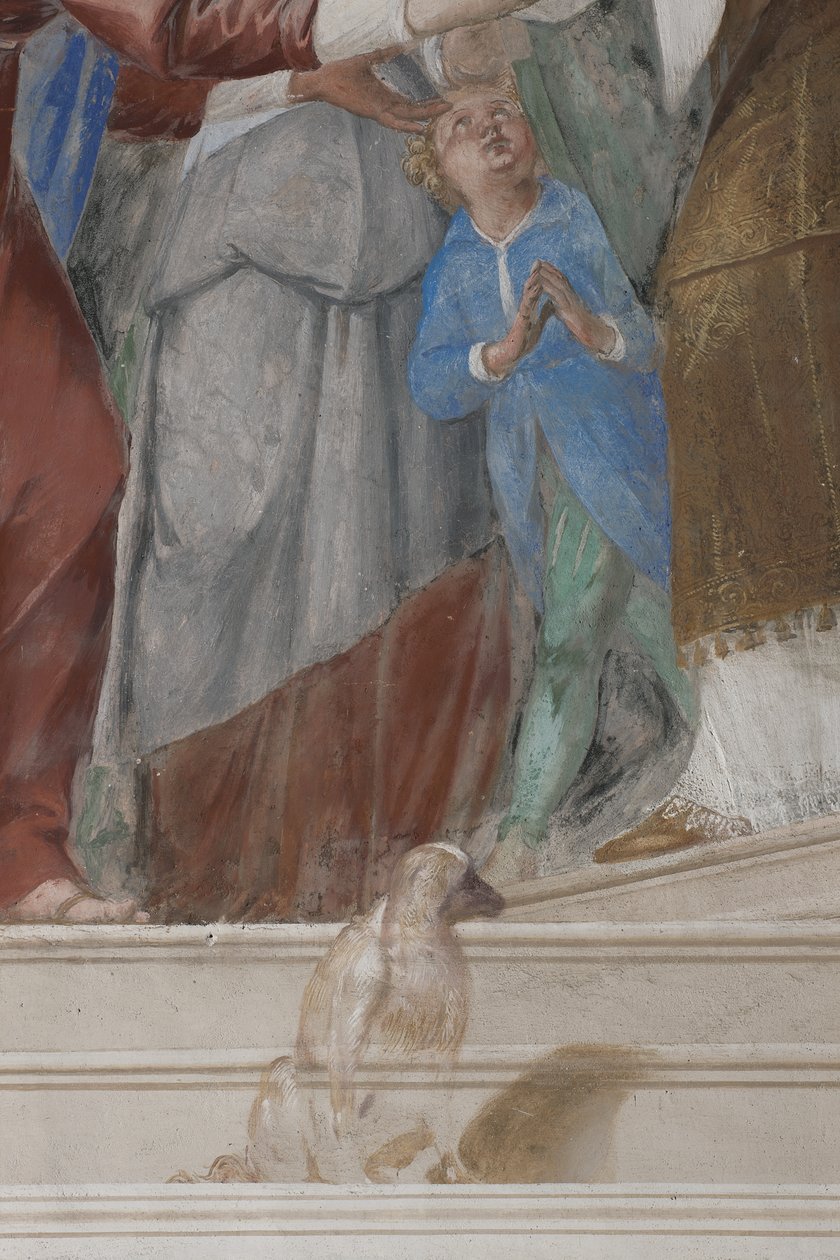 Bambino, (dettaglio) Presentazione di Gesù al Tempio da Isidoro Bianchi