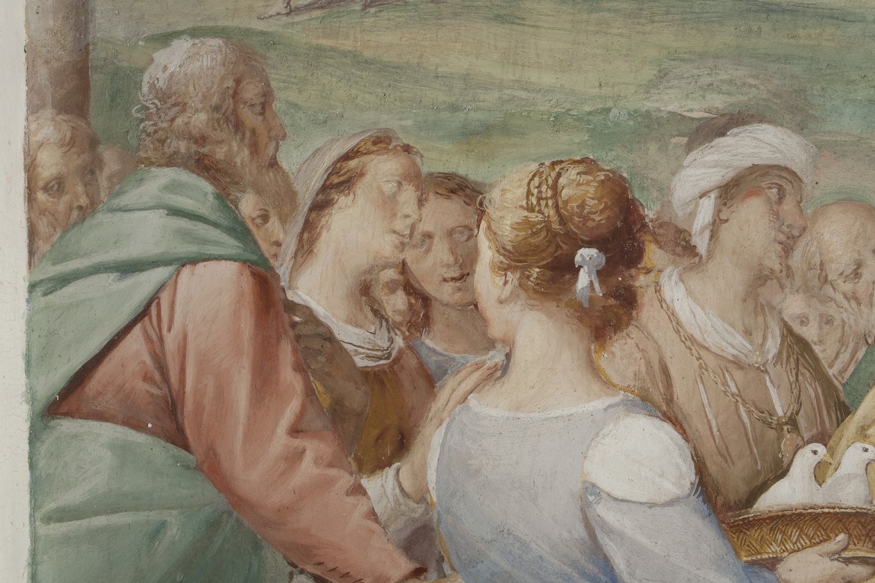 (dettaglio) Presentazione di Gesù al Tempio da Isidoro Bianchi