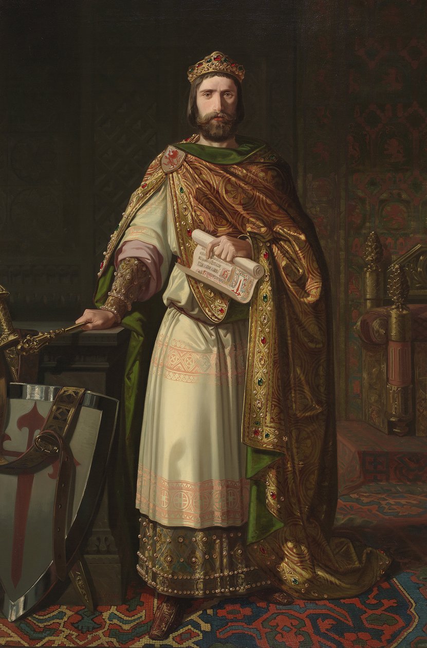 Re Ferdinando II di León, 1850 da Isidoro Lozano