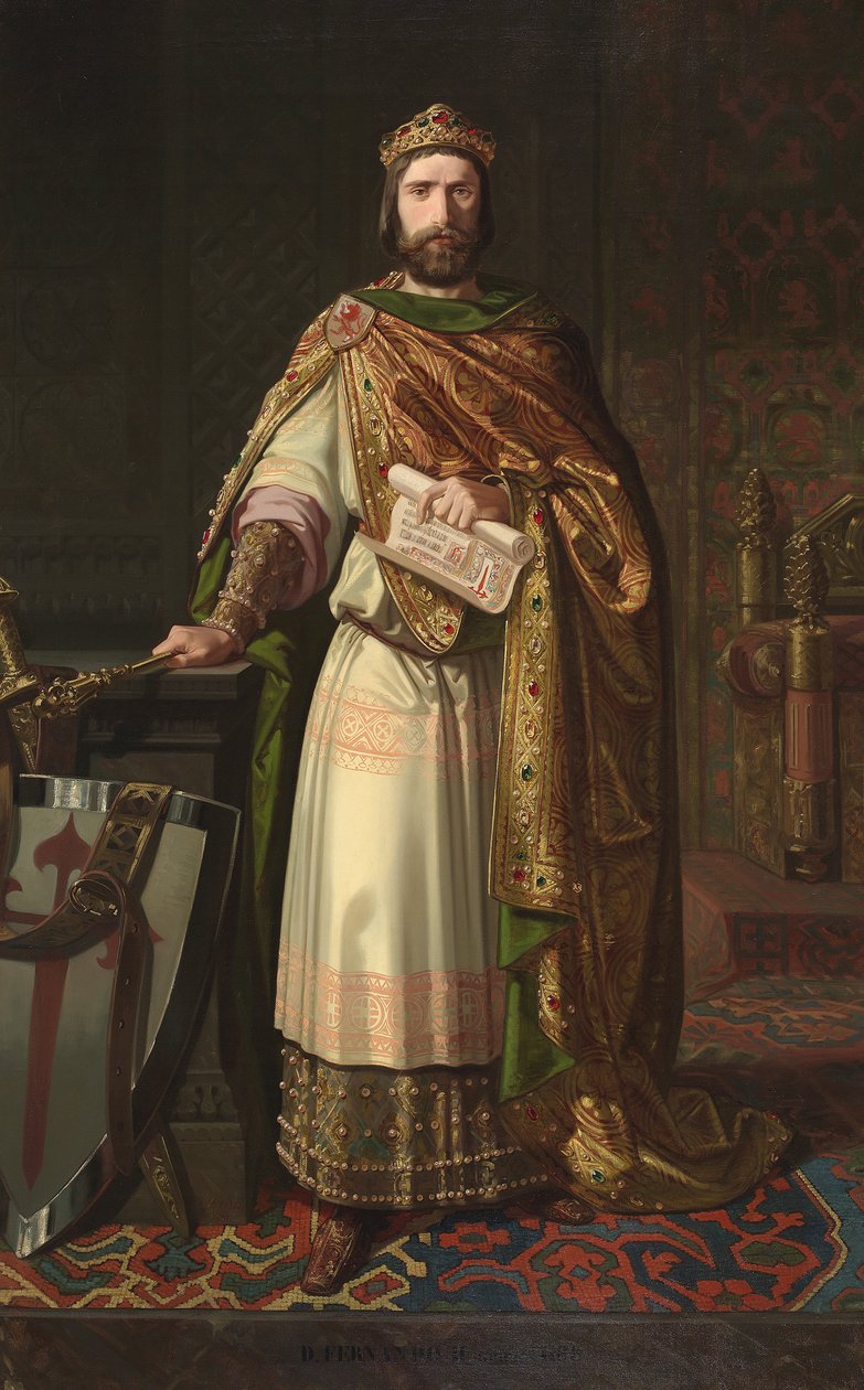 Ritratto di Ferdinando II di León da Isidoro Lozano