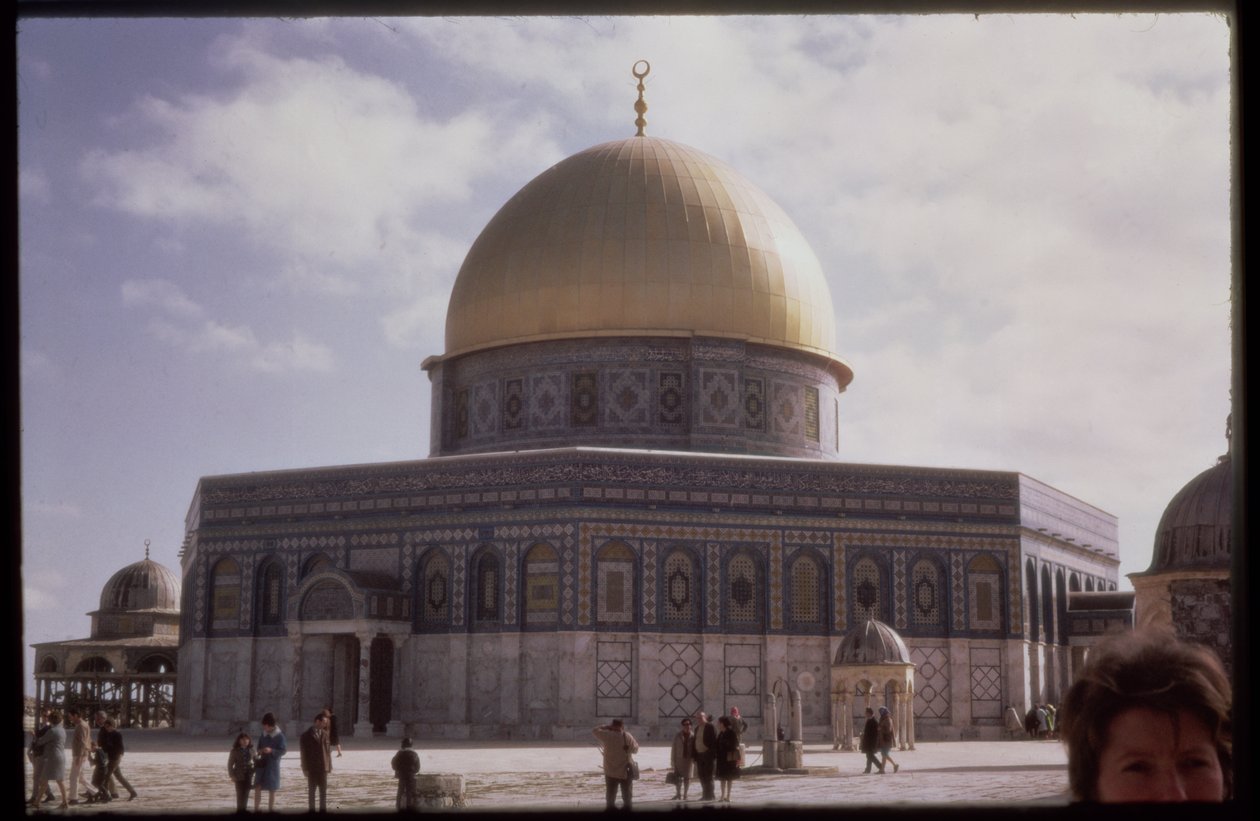 La Cupola della Roccia, costruita nel 692 d.C. da Islamic School