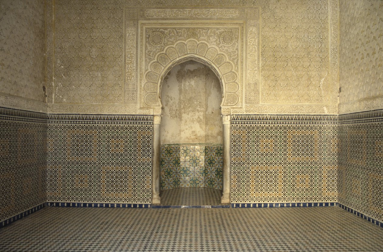 Madrasa di Sidi Bou Medine, sala di preghiera da Islamic School