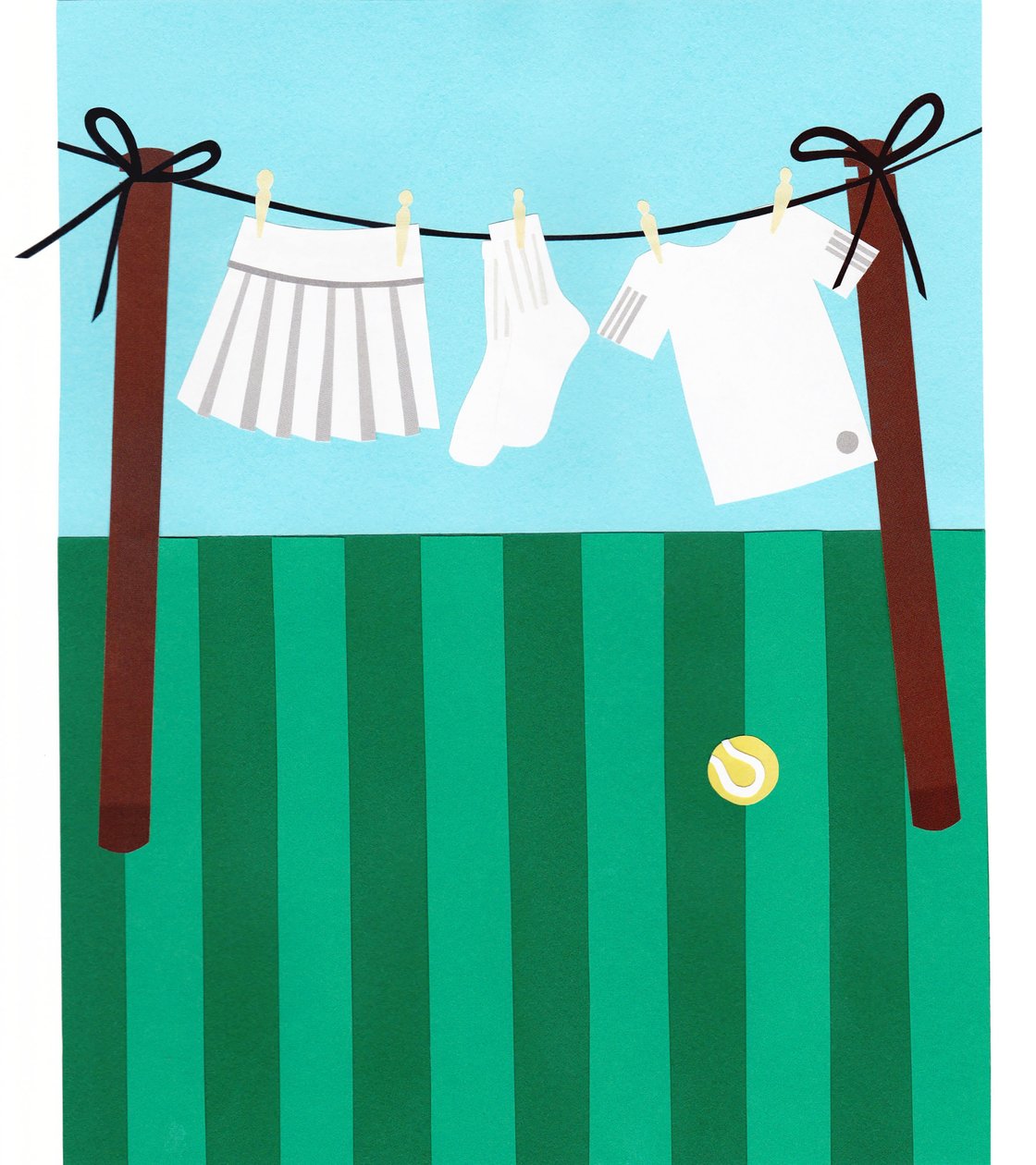 Tennis, carta 2016 da Isobel Barber