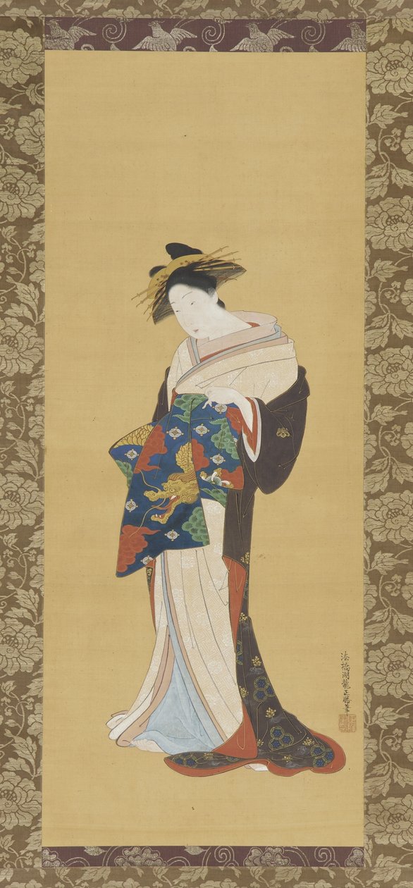 Oiran, periodo Edo da Isoda Koryusai