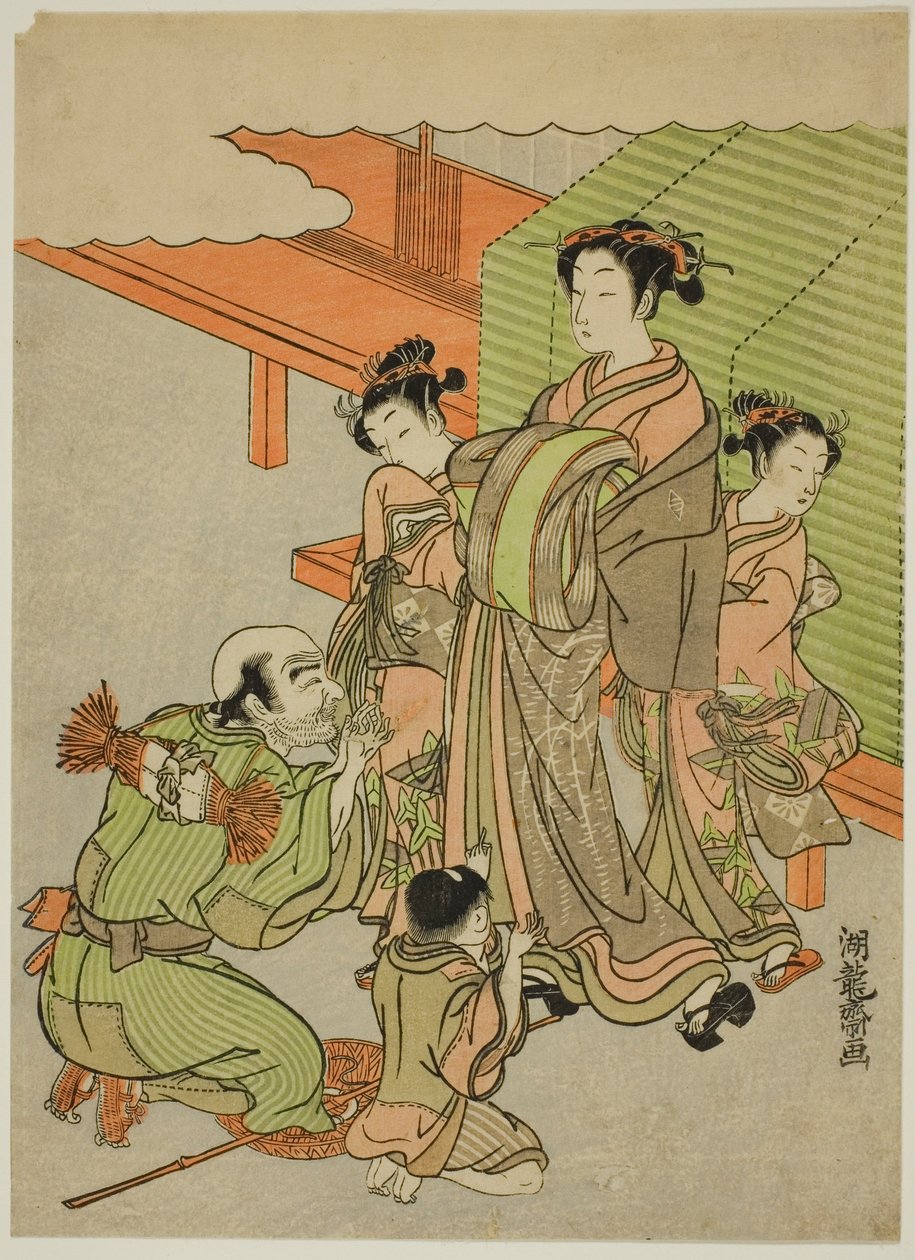 Mendicanti da Isoda Koryusai