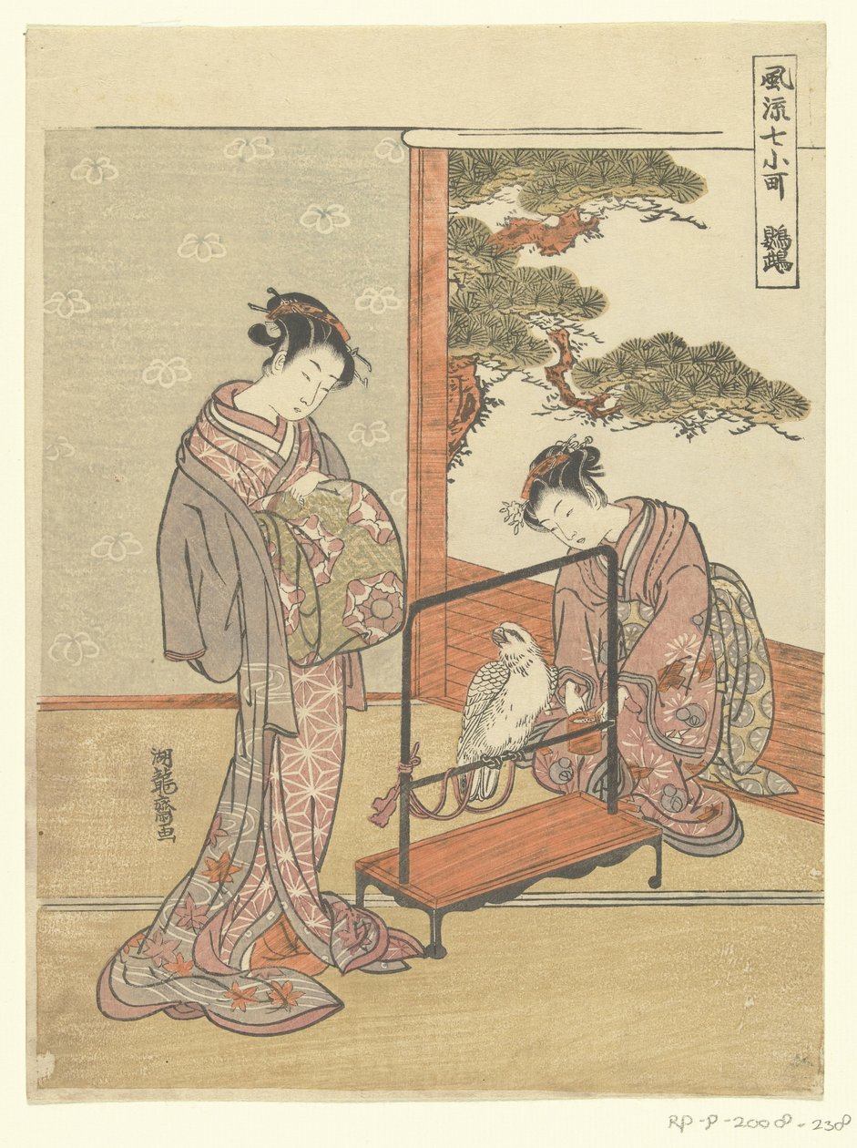 Pappagallo da Isoda Koryusai