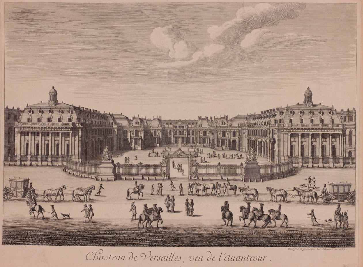 Versailles, 1682 da Israël Silvestre the Younger