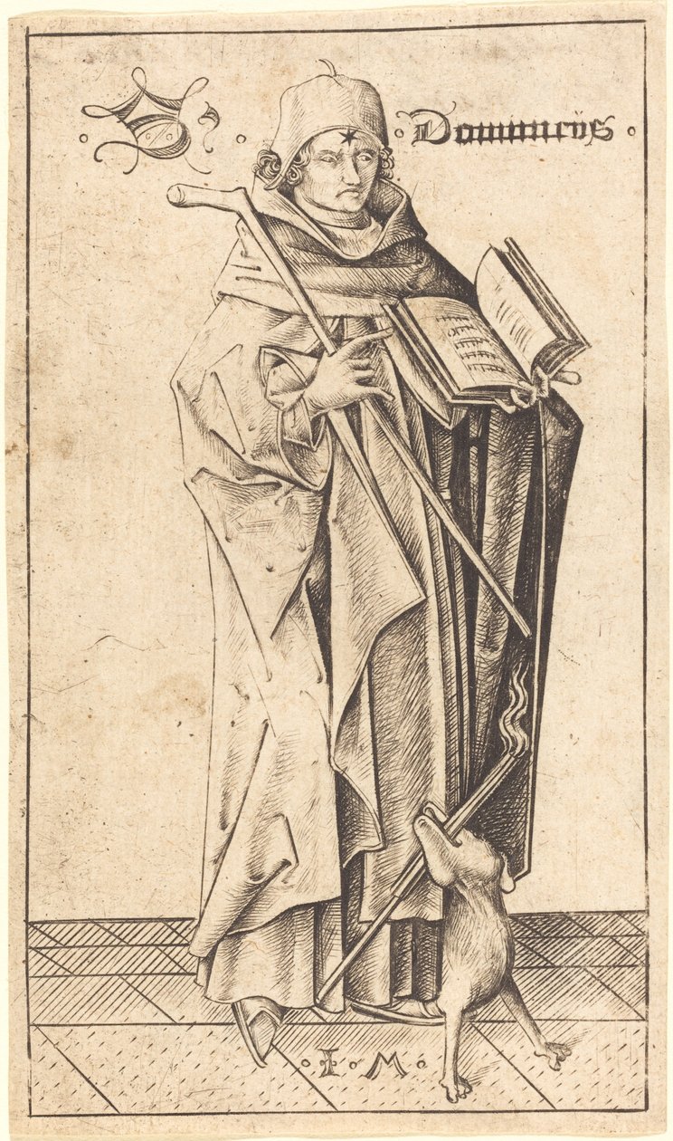 San Domenico da Israhel van Meckenem