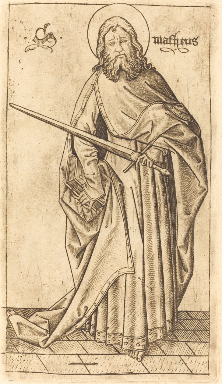 San Paolo o San Matteo, c. 1470-1480 da Israhel van Meckenem