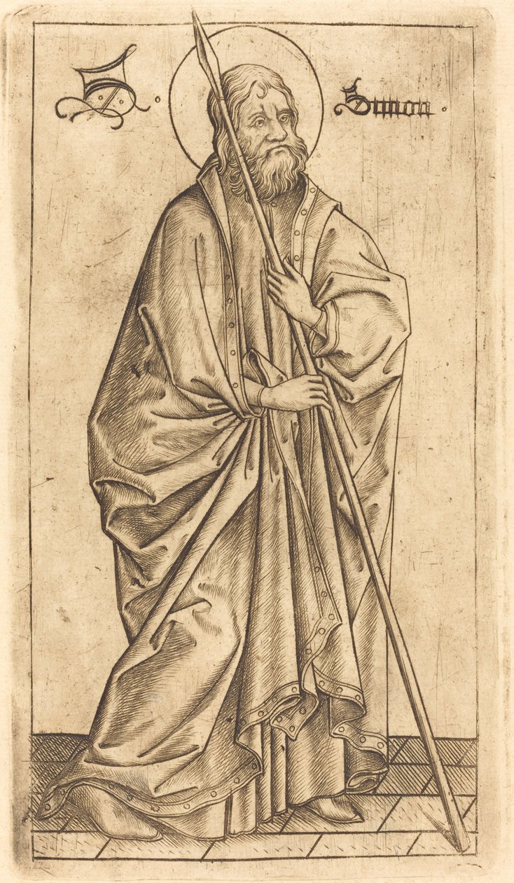 San Tommaso o San Simone da Israhel van Meckenem