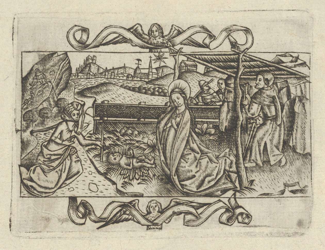 La Natività da Israhel van Meckenem