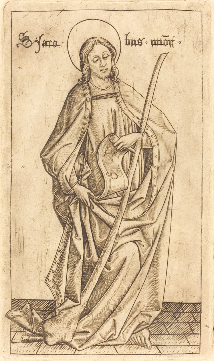 San Giacomo il Minore da Israhel van Meckenem after Master E.S.