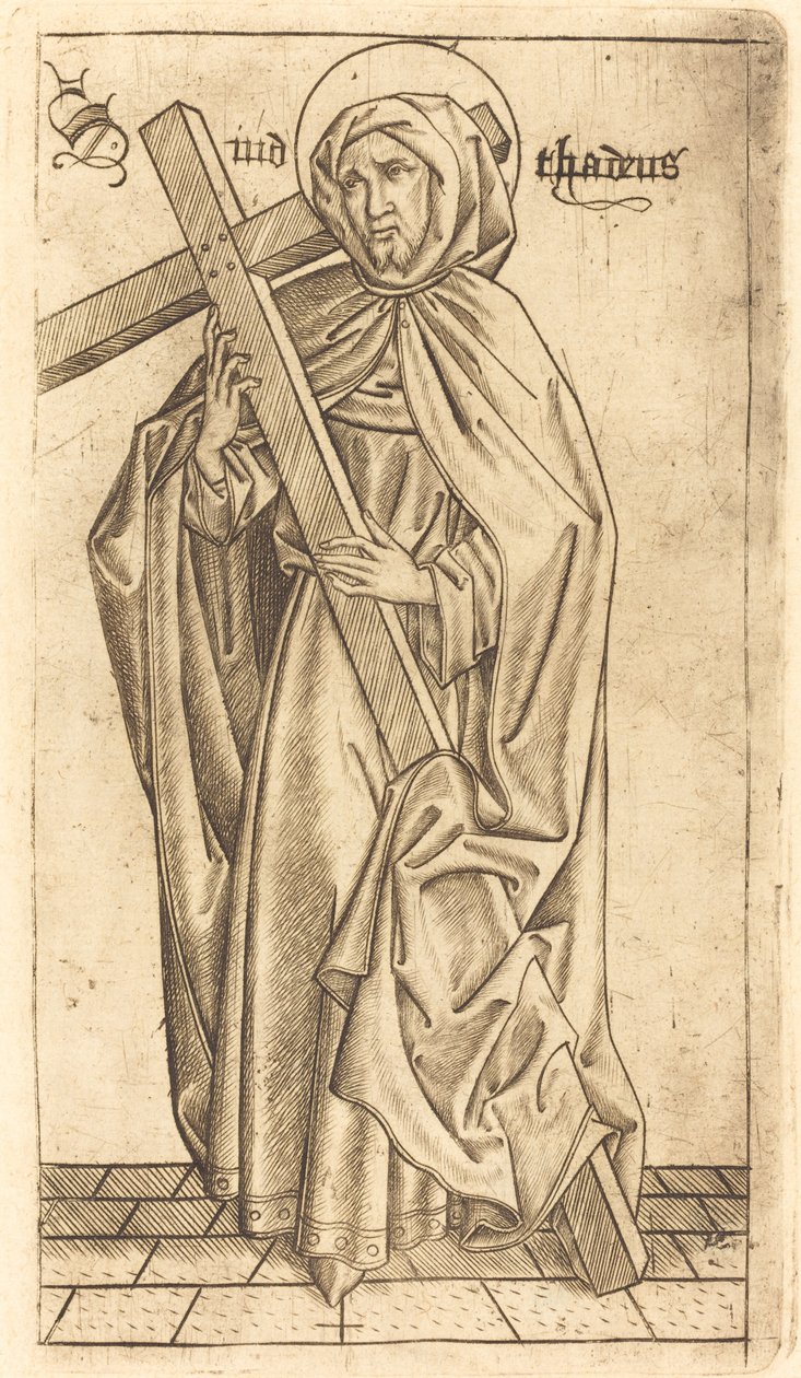 San Giuda Taddeo (?) o San Simone (?) da Israhel van Meckenem after Master E.S.