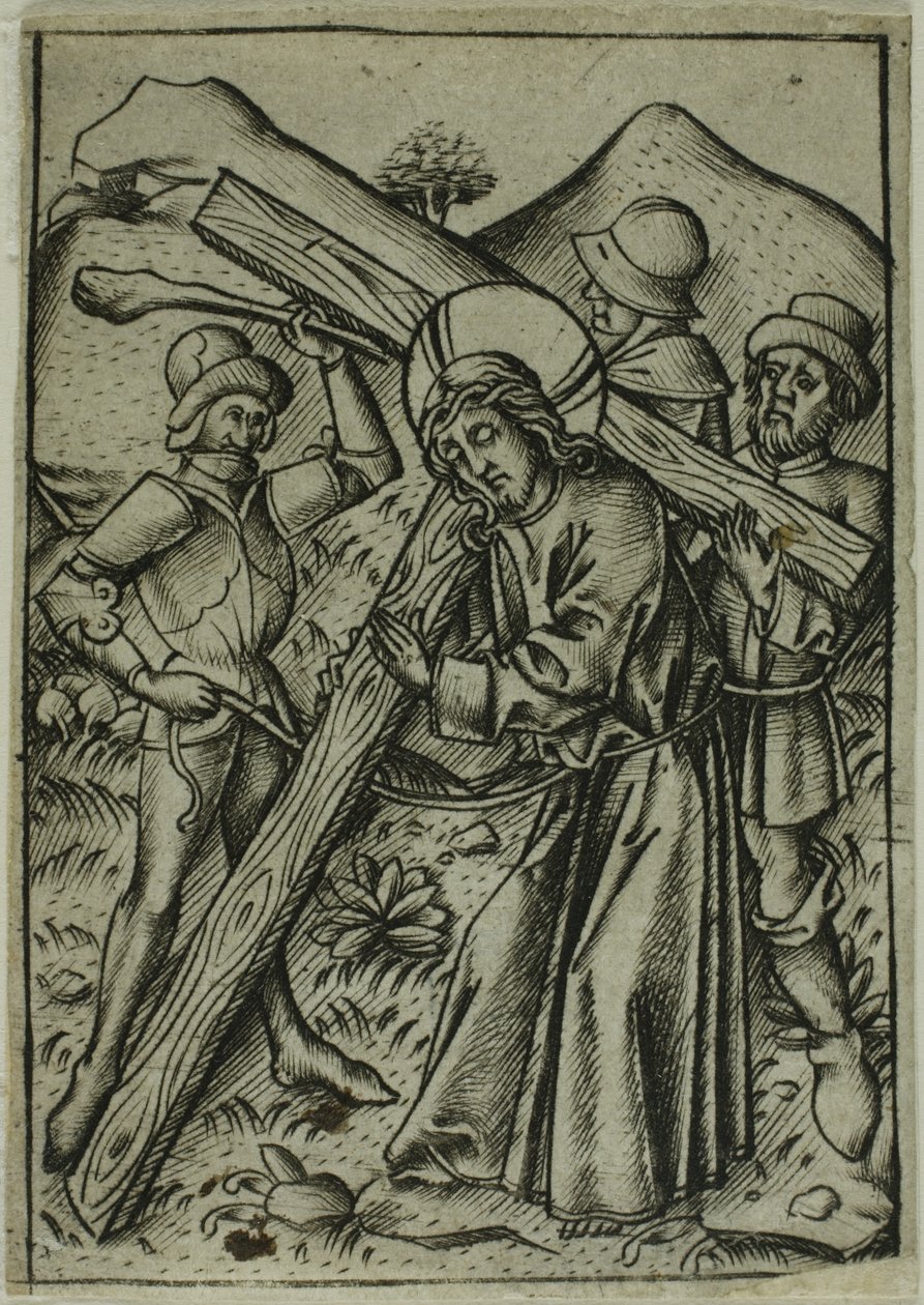 Cristo che porta la croce da Israhel van Meckenem the younger